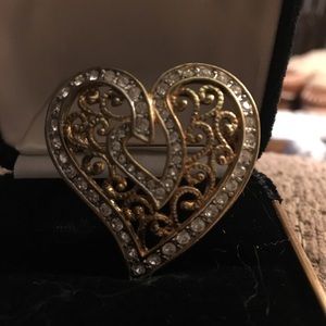 Heart brooch
